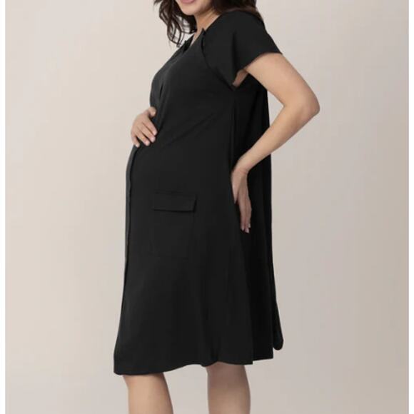 Kindred Bravely Black Maternity Dress - Picture 1 of 7